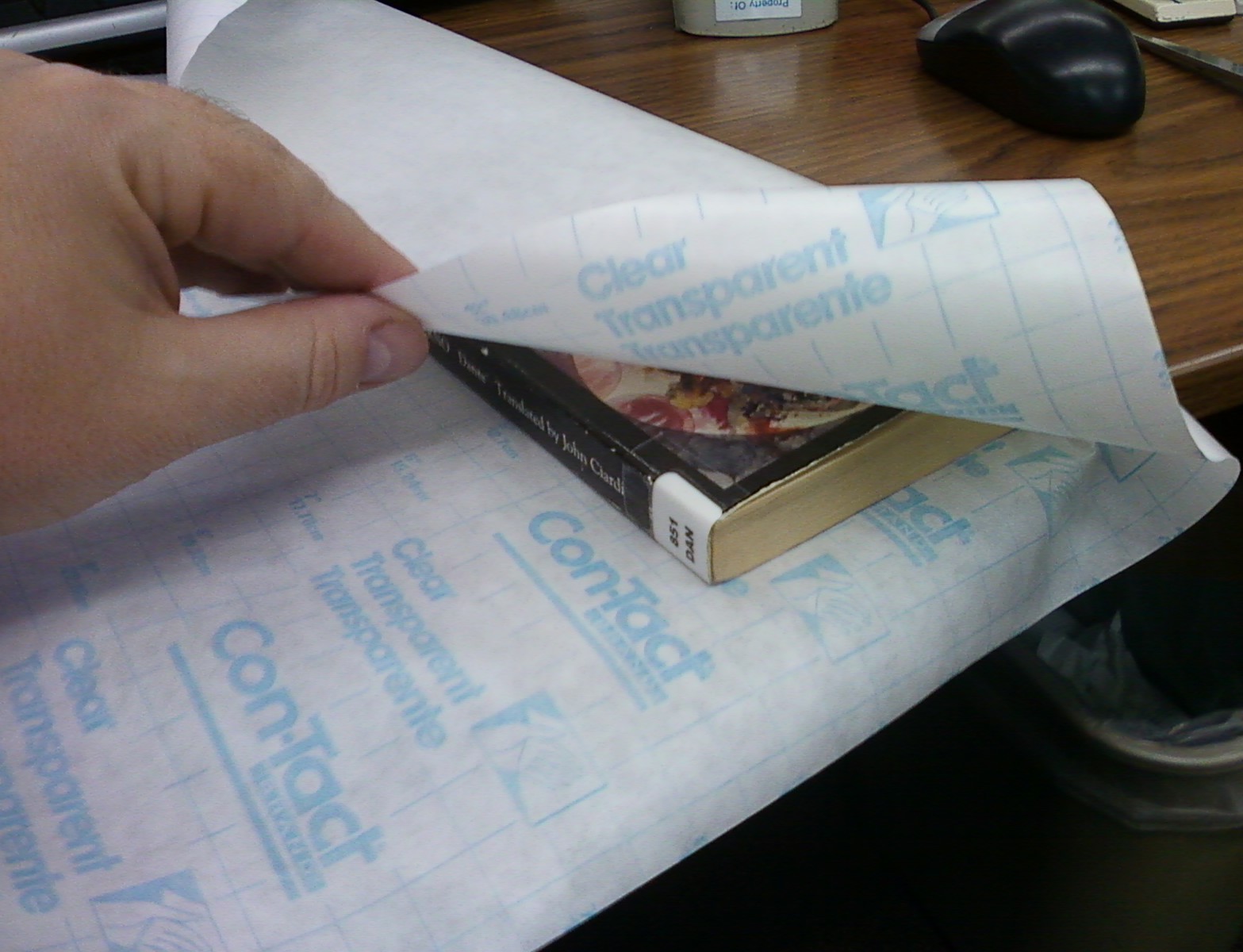 How to Cover a Book With Contact Paper