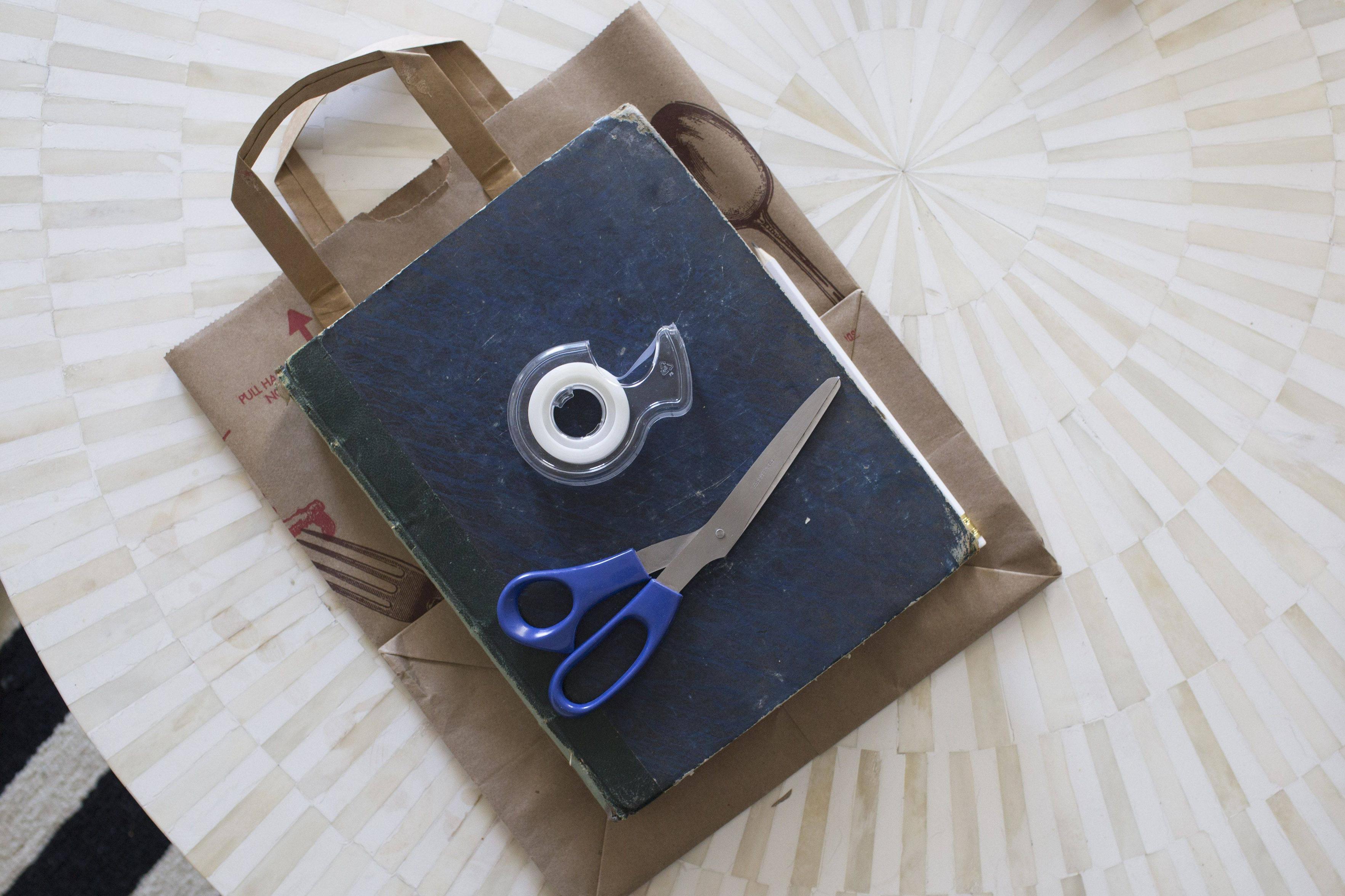 How to Make a Book Cover Out of Paper Bags